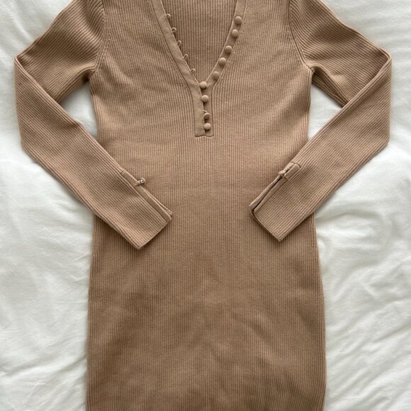 Club monaco wool knit sweater dress - Picture 3 of 7